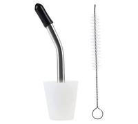 ABOOFAN Stainless Steel Kettle Spout Extension with Cleaning Brush Set for Camping Teapots and Outdoor Use