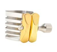 ABOOFAN Stainless Steel Saxophone Ligature Replacement Part Clip Fastener for Wind Instruments Smooth Texture Accessory for Saxophone Enthusiasts