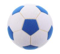 ABOOFAN Sticky Aim Football Training Ball 5-Size White Blue with Hook and Loop - Indoor Outdoor Soccer Skills Game for Boys, Football Practice Equipment and Juggling Felt Ball