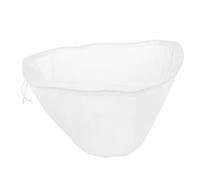 ABOOFAN Strainer Bag for Food Nut Bag Strainer 41X41Cm White Nylon Fine Mesh Filter Prevents Impurities Easy to Store Kitchen Straining Use