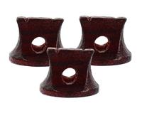 ABOOFAN Sturdy Wooden Erhu Bridges Practical Erhu Accessories for Replacing Broken Bridge 3pcs Sturdy Structure and Hole Bottom Brown Material, for Traditional Musical
