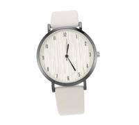 ABOOFAN Stylish Fashionable Women's Quartz Watch Leather Strap Wood Grain Dial Comfortable Timekeeping for Casual Events and School