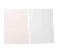 ABOOFAN Sublimation Ready Hardcover Notebook B5 with Mushroom Binding | Blank Pages, Plastic and Paper Build, Compact White Design, for School Office Travel DIY Artists