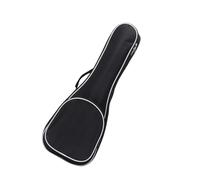 ABOOFAN Thickened Black Ukulele Case Storage Bag with Zipper Pocket Padded Protection for Ukulele Lightweight Portable Music Instrument Carrier for Outdoor Travel and Daily Use