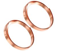 ABOOFAN Thin Copper Sheeting Roll and Excellent Conductivity, 2 Rolls for Red Copper Material Smooth Oxidation-free Surface Space-saving Design Sensor Module Wiring Transformer Coils