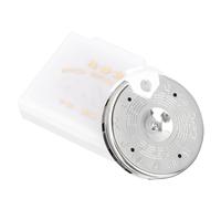 ABOOFAN Thirteen Pitch Disc-shaped Erhu Tuner for Musical Instruments, Silver Abs and Zinc Alloy Material, Useful for Sight Singing and Ear Training in Group Performing and Chorus