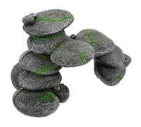 ABOOFAN Turtle Basking Platform Turtle Climbing Ramp Secure Hiding Resin Hermit Crab and Spiders