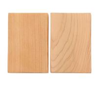 ABOOFAN Unfinished Wood Blocks with Smooth and No 2 Pcs for Art Crafts Project for Classroom Use and Sculpture