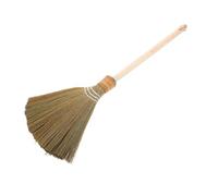ABOOFAN Vietnamese Corn Broom with Wooden Handle, Soft Bristles and Detachable Design, Easy to Store and Captures Dust and Debris, for Living Rooms and Garage Cleaning