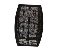 ABOOFAN Vintage Hollow Iron Lampshade with Intricate Carved Pattern Easy to Install Metal Pendant Lamp Shade for Indoor Use Compatible with Various Lamp Bases for Stylish Home Decor