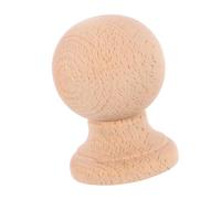 ABOOFAN Vintage Roman Style Wooden Finial Decor Hardwood Replacement Finials for DIY Crafts Smooth Handcrafted Finish Versatile Wood Balusters for Staircase Interiors Bed Posts and Curtain