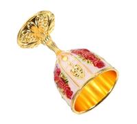ABOOFAN Vintage Style Wine Cup Metal Cocktail Glass for Parties Weddings Home Bar Decor Footed Liquor Holder Suitable for Whiskey Tea Juice