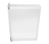 ABOOFAN Wall Mounted File Storage Rack Sturdy Wall File Holder with Page Flip Display Pocket Space Saving Hanging Document Organizer for Papers Office and Library Use