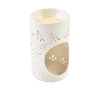 ABOOFAN Wax Burner Flat Bottom Essential Oil Burner Candlestick for Home Decoration Aromatherapy Incense Holder