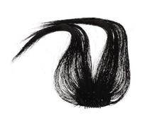 ABOOFAN Women's Hair Extensions Natural Realistic Human Hair Clip in Bangs Front Fringe Curtain Bangs Hairpiece for Women Clip