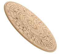 ABOOFAN Wood Pendulum Board Divination Tool Made of Wood with Comfortable Touch Feeling, for Home Party and Dining Room Decoration, Creating a Mysterious Atmosphere