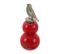 ABOOFAN Wooden Bird Caller Whistle - Handcrafted Interactive Bird Sound Training Tool - Portable Gourd-shaped Noisemaker for Outdoor Play and Nature Exploration