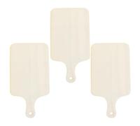ABOOFAN Wooden Cutting Board and Mini Chopping Boards with Handle 3pcs Brown Wood Space-Saving Design for Photo Prop