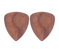 ABOOFAN Wooden Guitar Picks with Finger 2pcs for Folk and Classical Guitars, Lightweight and Portable Material for Practice Sessions