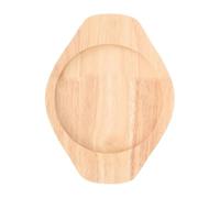 ABOOFAN Wooden Heat Insulation Pad Trivet for Hot Dishes 23.5x17.5x2.4cm Oak Wood Pot Holder with Anti-Slip Base for Kitchen and Dining Table Protection