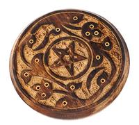 ABOOFAN Wooden Incense Stick Holder with Vintage Classic Style, No Smell, Creates A Comfortable Atmosphere, for Study and Housewarming Decoration