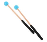 ABOOFAN Wooden Mallets for Marimba and Chime with Rubber Heads and Wood Handles, Versatile Percussion Tools Suitable for Home and Group Music Lessons, for Professionals and Children