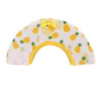 ABOOFAN Yellow Bird Anti-pecking Cone Cloth Collar Comfortable Wearing Parrot Neck Protector Protective Ring for Bird Injury