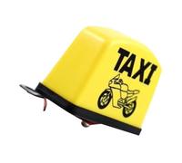 ABOOFAN Yellow Taxi Dome Light LED Taxi Top Sign for Motorcycles Scooters Multihued Mirror Mount Light Durable Distinctive Decoration for Cabs and