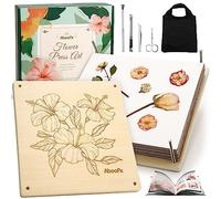 Aboofx Large Flower Press for Adults, Wooden Flower Pressing Kit(11"x11")
