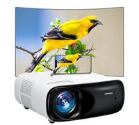 ABoolon P6 1000 ASIN 4K Outdoor Movie Projector with Wifi 6 and Bluetooth, ABoolon P6 1000 ASIN Outdoor Movie Projector Latest Talk with 500 Inch Display, Key Stone Correction