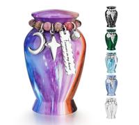 Abooxiu Small Urns for Human Ashes Keepsake 2.85 Inches Mini Urns for Ashes Memorial Small Cremation Urn Ash Keepsake Urns Mini Funeral Burial Decorative Urn for Adult Males Females Pets