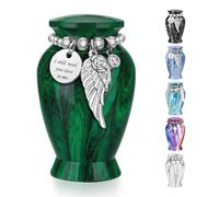 Abooxiu Small Urns for Human Ashes Keepsake 2.85 Inches Mini Urns for Ashes Memorial Small Cremation Urn Ash Keepsake Urns Mini Funeral Burial Decorative Urn for Adult Males Females Pets