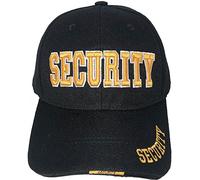 AborenCo Law Enforcement Officer Headwear 3D Embroidered Baseball Cap Hat, Adjustable, Security With Gold Letters, One size