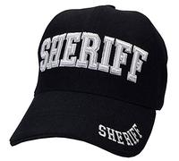 AborenCo Law Enforcement Officer Headwear 3D Embroidered Baseball Cap Hat, Adjustable, Sheriff, One size