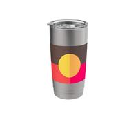 Aboriginal Flag Australia Flag Aussie Aborigine Sun Stainless Steel Insulated Tumbler
