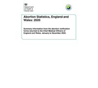 Abortion Statistics, England and Wales: 2020: ummary information from the abortion notification forms returned to the Chief Medical Officers of England and Wales. January to December 2020.
