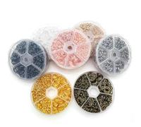 About 1000Pcs 6 Different Sizes Open Jump Rings,4.0mm 5mm 6mm 8mm 10mm 12mm with 1Pc Jump Ring Open/Close Tool for DIY Crafts -Mix 7 Colors