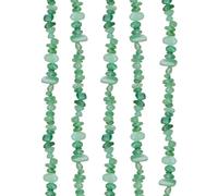 About 460 Pcs 4-8 mm Natural Chip Stone Beads Small Irregular Crystal Rock Bead Drilled Jewelry Making Gemstones Bracelet Craft Chips Decorative Loose Beads for Earring Necklace Green