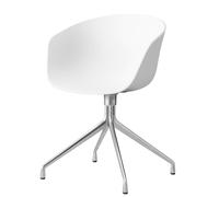 About A Chair AAC20 / AAC 20 Chair ALUMINIUM POLISHED / WHITE 2.0 Hay SINGLE PIECES