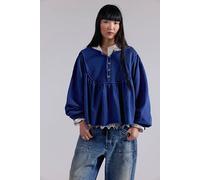 About A Girl Pullover at Free People in Deep Seas, Size: XL - female