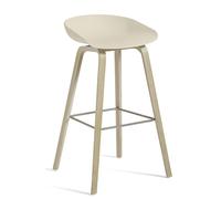 About a Stool AAS32 / AAS 32 Bar stool High Hay Oak soaped - Melange Cream - HAY AA005 D156 AA51