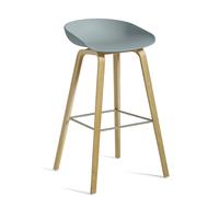 About a Stool AAS32 / AAS 32 Bar stool High Hay water-based lacquer - Dusty blue - HAY AA006 D162 AA51