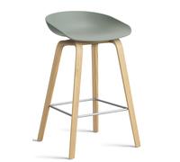 About a Stool AAS32 / AAS 32 Bar stool Low Hay Fall green - water-based lacquer - HAY AAS32 LOW LACK GREEN