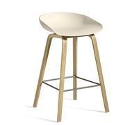 About a Stool AAS32 / AAS 32 Bar stool Low Hay Melange cream - water-based lacquer - HAY AA003 D156 AA51