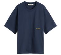 about:blank Men's Box Logo T-Shirt Navy/Yellow