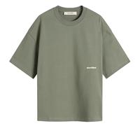 about:blank Men's Box Logo T-Shirt Sage/Ecru