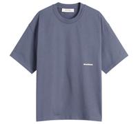 about:blank Men's Box Logo T-Shirt Smoke Blue/Ecru