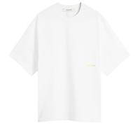 about:blank Men's Box Logo T-Shirt White/Lime
