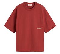 about:blank Men's Box Logo T-Shirt Wine/Ecru