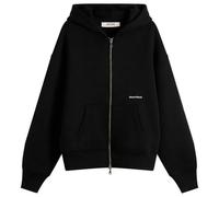 about:blank Men's Box Logo Zip Hoodie Black/Ecru
